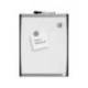 PIZARRA BLANCA MARCA NOBO MAGNETICA MARCO ARQUEADO 355X280 MM