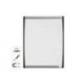 PIZARRA BLANCA MARCA NOBO MAGNETICA MARCO ARQUEADO 355X280 MM