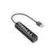 HUB MARCA NGS TINY 7 PUERTOS CON ADAPTADOR CORRIENTE USB 2.0