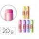 PEGAMENTO EN BARRA MARCA INSTANT COLORES PASTEL 20 GR 12 UNIDADES