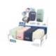 SACAPUNTAS MARCA MILAN COMPACT SERIE 1918 PLASTICO 2 USOS CON GOMA DE BORRAR EXPOSITOR DE 16 UNIDADES COLORES