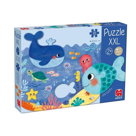 PUZLE MARCA GOULA XXL 18 PIEZAS OCEANO