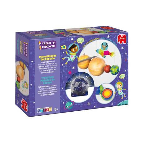 JUEGO JUMBO EDUCATIVO CREATE & DISCOVER EL ESPACIO +5 AÑOS