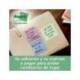BLOC DE NOTAS ADHESIVAS QUITA Y PON MARCA POST-IT SUPER STICKY 76X76 MM 70 HOJAS RECICLADAS PAQUETE DE 14 UNIDADES