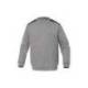 SUDADERA MARCA DELTAPLUS SWEAT OLINO CON REFUERZO EN ESPALDA Y CODOS GRIS TALLA S