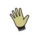 GUANTES DELTAPLUS POLIESTER IMPREGANDO LATEX PALMA Y DEDOS COLOR NARANJA FLUOR/NEGRO TALLA 8