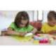 JUEGO MARCA JOVI RODILLO PARA PLASTILINA + 12 MOLDES FORMAS SURTIDAS