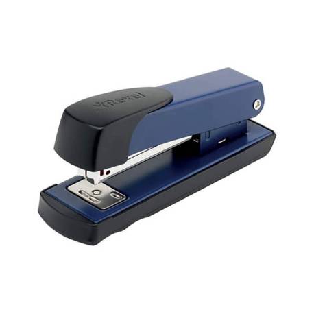 GRAPADORA REXEL METEOR METALICA CAPACIDAD DE GRAPADO 20 HOJAS USA GRAPAS 24/6 Y 26/6 AZUL