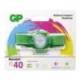 LINTERNA DE CABEZA MARCA GP INFANTIL LED 40 LUMENES 2 NIVELES INTENSIDAD COLOR VERDE