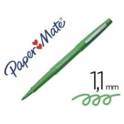 ROTULADOR PAPER MATE FLAIR ORIGINAL PUNTA FIBRA 1MM COLOR VERDE