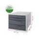 FICHERO CAJONES DE SOBREMESA ESSELTE COLOUR BREEZE PLASTICO 4 CAJONES LAVANDA