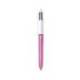 BOLIGRAFO BIC CUATRO COLORES SHINE ROSACON PUNTA DE 1 MM