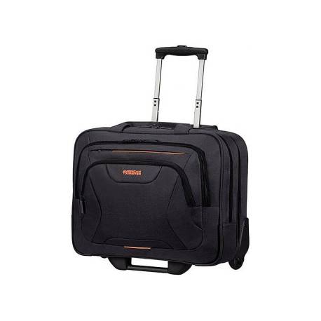 MALETIN MARCA SAMSONITE AMERICAN TOURISTER WORK PARA PORTATIL DE 15,6" CON RUEDAS Y COMPARTIMENTO PARA ROPA COLOR