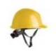 CASCO DE HDPE MARCA SAFETOP ER SERIES CON BARBOQUEJO Y ROSCA EN397 AMARILLO