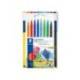 Rotulador Staedtler Slim Noris Club punta fina caja de 10 rotuladores lavables