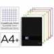 CUADERNO ESPIRAL MARCA OXFORD EUROPEANBOOK 5 TAPA PLASTICO DIN A4+ 120 HOJAS CUADRO 5 MM COLOR NEGRO