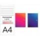 CUADERNO MARCA ESPIRAL OXFORD EUROPEANBOOK 5 TAPA EXTRADURA DIN A4+ 120 HOJAS HORIZONTAL KANGOO GRADIENT