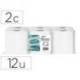 PAPEL HIGIENICO MARCA AMOOS JUMBO INDUSTRIAL 2 CAPAS 30G/M2 PAQUETE DE 12 ROLLOS