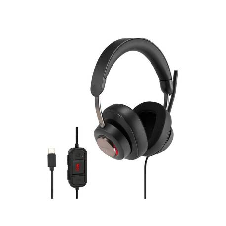 AURICULAR MARCA KENSINGTON H2000 PROFESSIONAL CON MICROFONO USB-C LONGITUD CABLE 1,8 MT