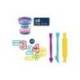 PASTA MARCA MILAN PARA MODELAR SOFT DOUGH MUCHAS LETRAS CON HERRAMIENTAS MALETIN CON 8 BOTES COLORES SURTIDOS 59 G