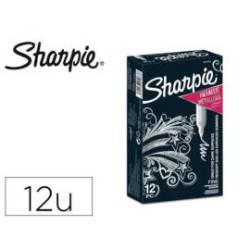 ROTULADOR SHARPIE PERMANENTE FINO METALLIC COLOR PLATA
