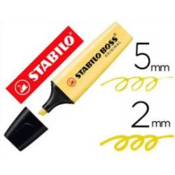 Rotulador Stabilo Boss Pastel 70 Amarillo Cremoso