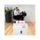 Destructora de Documentos HSM Shredstar X8 Corte en partículas 8 Hojas 18L Nivel seguridad P-4 Blanco