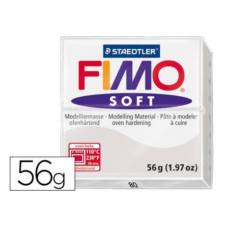 Pasta para modelar Staedtler Fimo soft Gris
