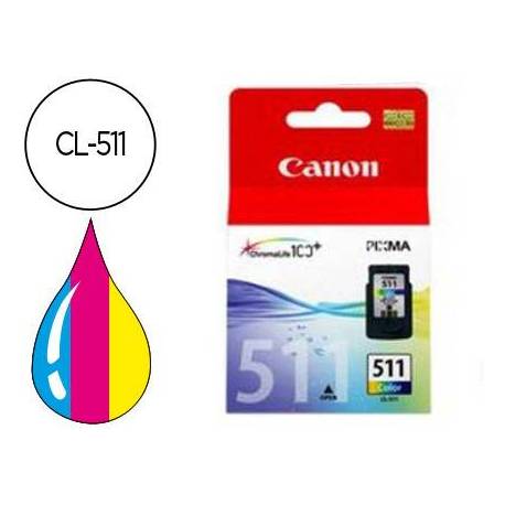 Cartucho Canon 2972B001 Nº CL-511 Tricolor