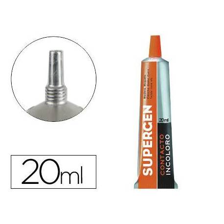 Pegamento de contacto Supergen incoloro de 20 ml