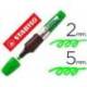 Rotulador Stabilo boss luminator tinta liquida color verde
