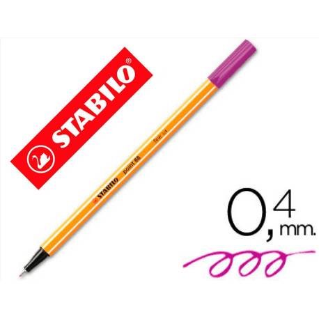 Rotulador Stabilo point 88/55 Color Violeta