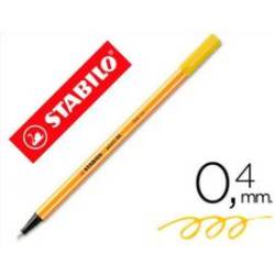 Rotulador Stabilo point 88/44 Color Amarillo