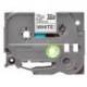 Cintas Brother TZE-231 12mm (ancho) x 8m (largo) laminada blanco/negro