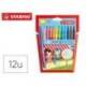 Rotulador Stabilo Power Punta Gruesa Caja de 12 colores