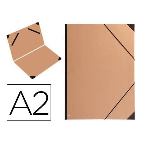 Carpeta planos Clairefontaine Din A2 gomas marrón