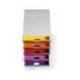 Fichero cajones Durable plastico aplilables 5 cajones gris