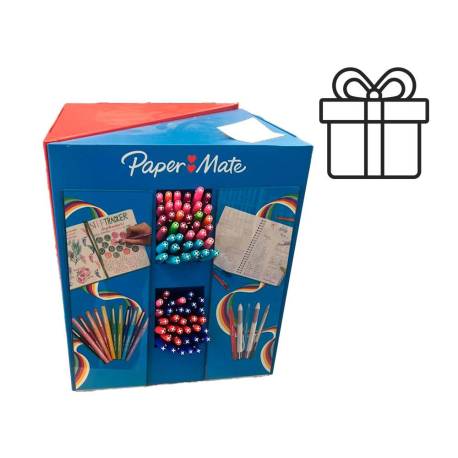 EXPOSITOR PREMIUM MARCA SHARPIE / PAPERMATE SOBREMESA GIRATORIO CON 588 UNIDADES SURTIDAS