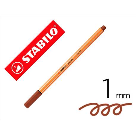 Rotulador Stabilo Point 88 Marrón claro