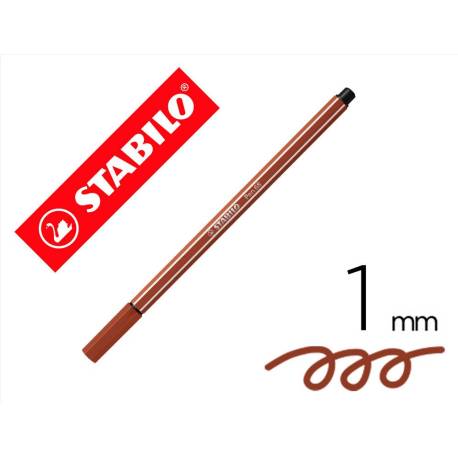 Rotulador Stabilo 68/38 1 mm Rojo Sanguina