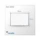 Pizarra Blanca Rocada Acero Vitrificado Magnética marco aluminio 60x90 cm