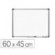 Pizarra Blanca Rocada Acero Vitrificado Magnética Marco aluminio 45x60 cm