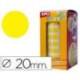 Gomets Apli circulares amarillos 20mm