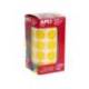 Gomets Apli circulares amarillos 20mm