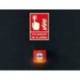 PICTOGRAMA ARCHIVO 2000 PULSADOR DE ALARMA PVC ROJO LUMINISCENTE 210X300 MM