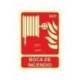PICTOGRAMA ARCHIVO 2000 BOCA DE INCENDIO PVC ROJO LUMINISCENTE 210X300 MM