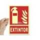 PICTOGRAMA ARCHIVO 2000 EXTINTOR PVC ROJO LUMINISCENTE 210X300 MM