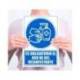 PICTOGRAMA ARCHIVO 2000 OBLIGATORIO EL USO DE GEL DESINFECTANTE PVC AZUL 210X297 MM