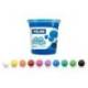 PLASTILINA MILAN SOFT DOUGH BASIC CAJA DE 10 BOTES COLORES SURTIDOS 85 G