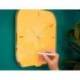 RELOJ LEITZ COSY DE PARED SILENCIOSO CRISTAL 30X30CM COLOR AMARILLO